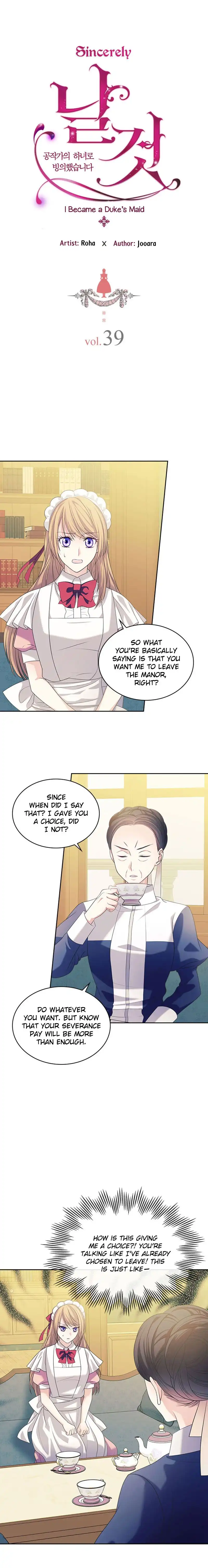 Sincerely: I Became a Duke's Maid Chapter 39 2